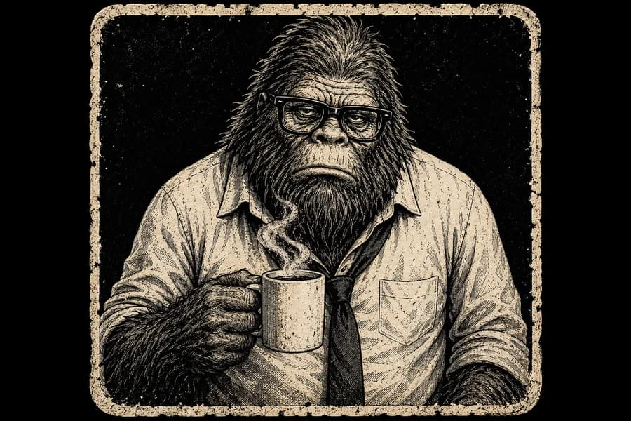Sample artwork — Bigfoot · sample art